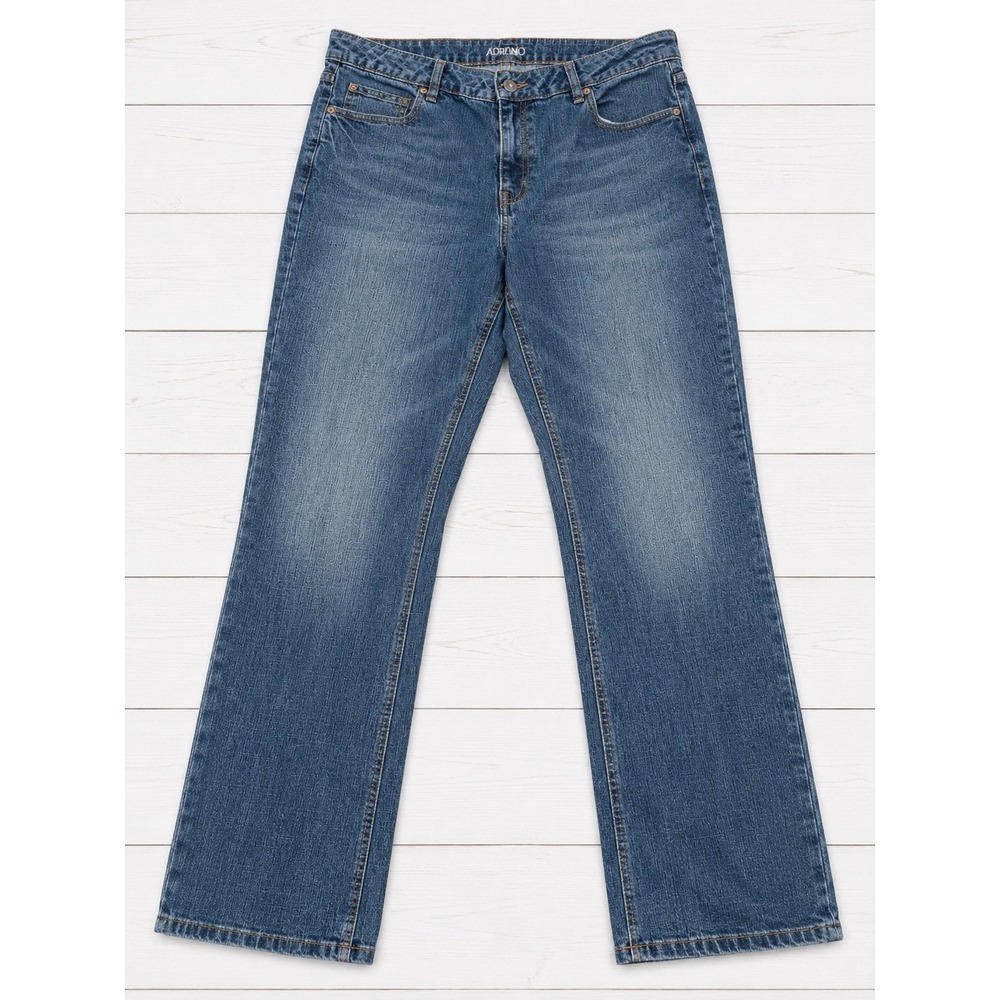 Apt. 9 Denim Jeans Bootcut Mid Rise Blue Wash Casual Y2K Classic Stretch Size 16